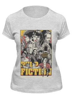 Футболка женская Printio Pulp fiction family серая L