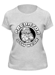 Футболка женская Printio Predator gym wear серая S