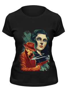 Футболка женская Printio Bioshock черная S