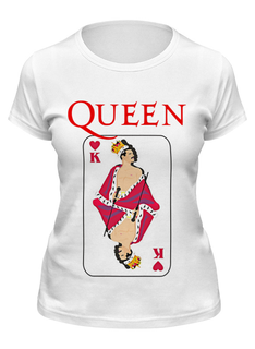 Футболка женская Printio Freddie mercury - queen белая XL