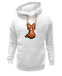 Худи Printio Лисичка белое 2XL