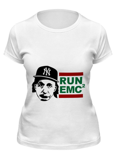 Футболка женская Printio Run emc белая S