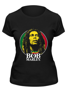 Футболка женская Printio Bob marley черная L