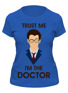 Футболка женская Printio Doctor who синяя S
