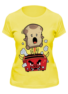 Футболка женская Printio Адский тостер желтая L