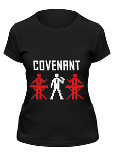 Футболка женская Printio Covenant черная 2XL