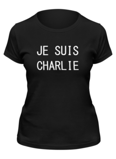 Футболка женская Printio Je suis charlie... черная 2XL