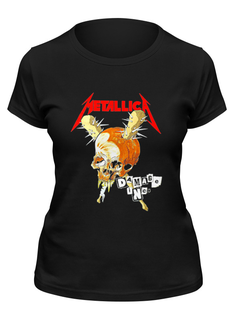 Футболка женская Printio Metallica черная XL