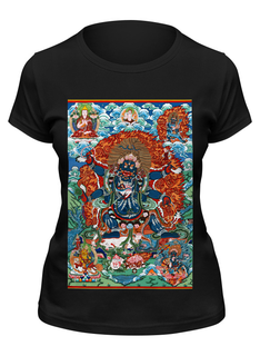 Футболка женская Printio Тибетская vajrabhairava черная S