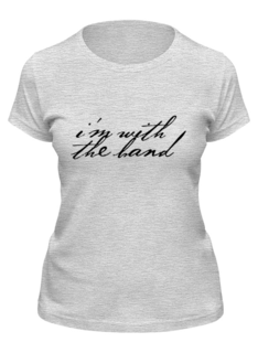 Футболка женская Printio Im with the band серая 2XL