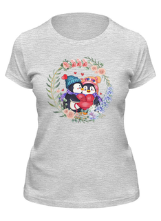 Футболка женская Printio Рождество серая XL