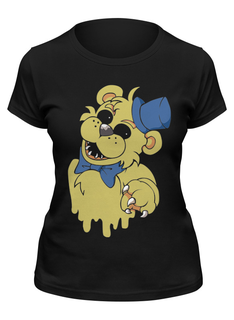 Футболка женская Printio Golden freddy черная S