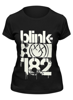 Футболка женская Printio Blink-182 черная L