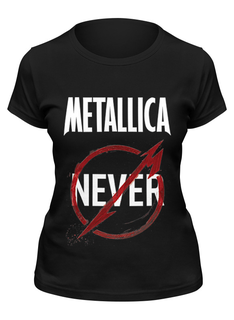 Футболка женская Printio Metallica черная S