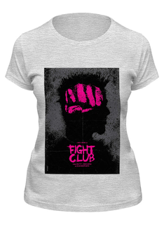 Футболка женская Printio Fight club / бойцовский клуб серая S