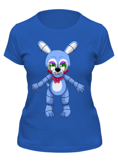 Футболка женская Printio Shadow bonnie (пять ночей у фредди) синяя L