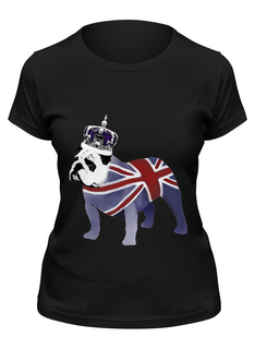 Футболка женская Printio English bulldog черная M