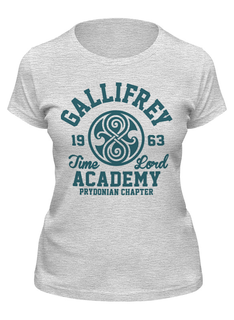 Футболка женская Printio Gallifrey time lord academy серая L