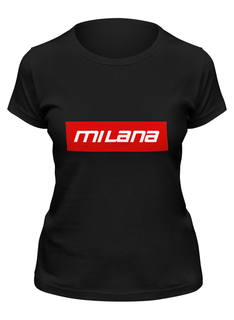 Футболка женская Printio Milana черная M