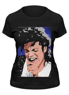 Футболка женская Printio Michael jackson черная XL