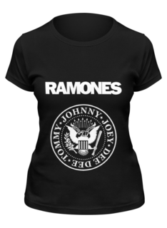 Футболка женская Printio Ramones черная M