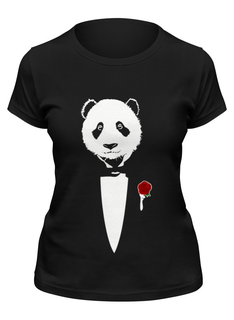 Футболка мужская Printio Panda godfather черная M