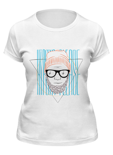 Футболка женская Printio Hipsta please белая M