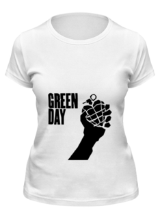Футболка женская Printio Green day белая L