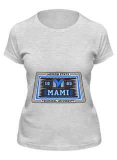 Футболка женская Printio Мами серая 2XL