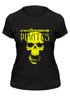 Футболка женская Printio Pirates.spirit of freedom ! черная M