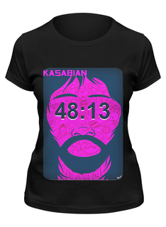 Футболка женская Printio Kasabian - 48:13 черная M