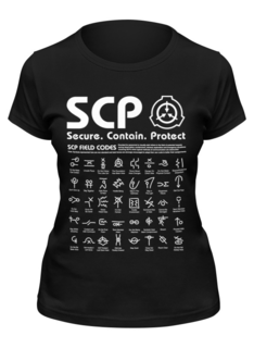 Футболка женская Printio Scp foundation черная XL