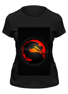 Футболка женская Printio Mortal kombat черная L