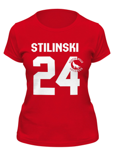 Футболка женская Printio Stilinski 24 красная S