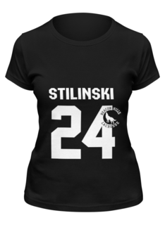 Футболка женская Printio Stilinski 24 черная 2XL