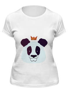 Футболка женская Printio Король панда белая 2XL