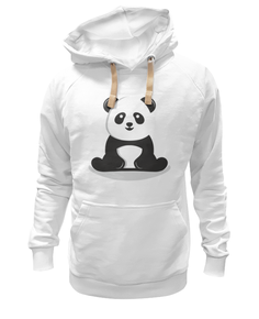 Худи Printio ?panda? белое 3XL