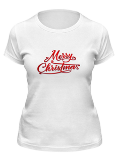 Футболка женская Printio Merry christmas белая 2XL