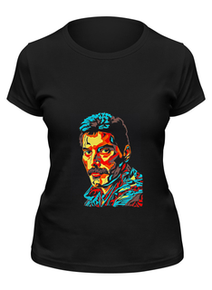 Футболка женская Printio Freddie mercury - queen черная XL