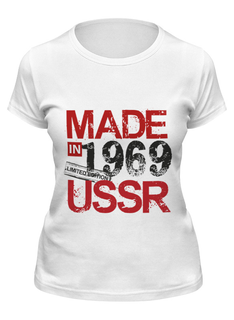 Футболка женская Printio 1969 год рождения белая M