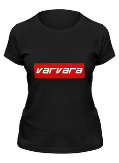 Футболка женская Printio Varvara черная S
