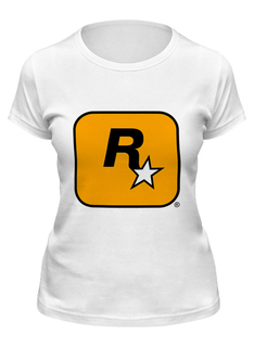 Футболка женская Printio Rockstar games белая 2XL