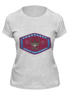 Футболка женская Printio Мужская мгу серая S