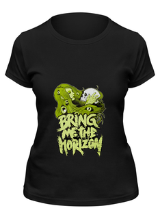 Футболка женская Printio Bring me the horizon черная M