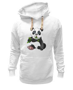 Худи Printio Панда белое 2XL