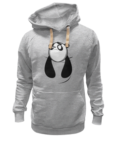Худи Printio Панда (panda) серое 2XL