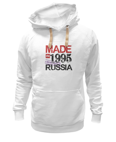Худи Printio 1995 год рождения белое 3XL