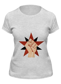 Футболка женская Printio Хулиган серая L