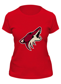 Футболка женская Printio Arizona coyotes красная M