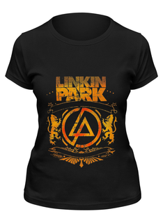 Футболка женская Printio Linkin park черная S